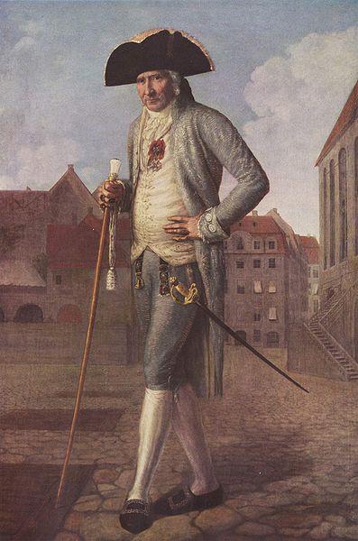 Johann Carl Wilck Portrait des Barons Rohrscheidt Germany oil painting art